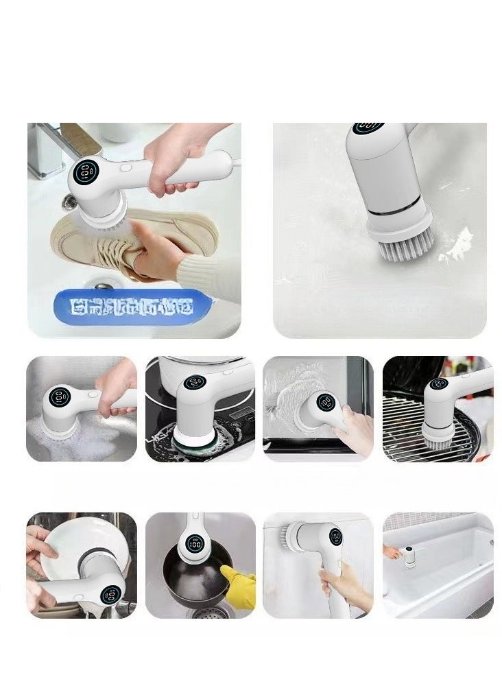 Electric Cleaning Brush - Wireless Handheld Waterproof Brush Artifact