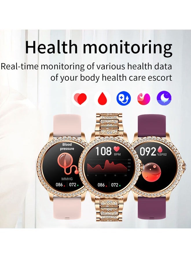 Women's smart watches, sports watches, waterproof watches, fitness tracker smart watches for Android and iOS, 1.32