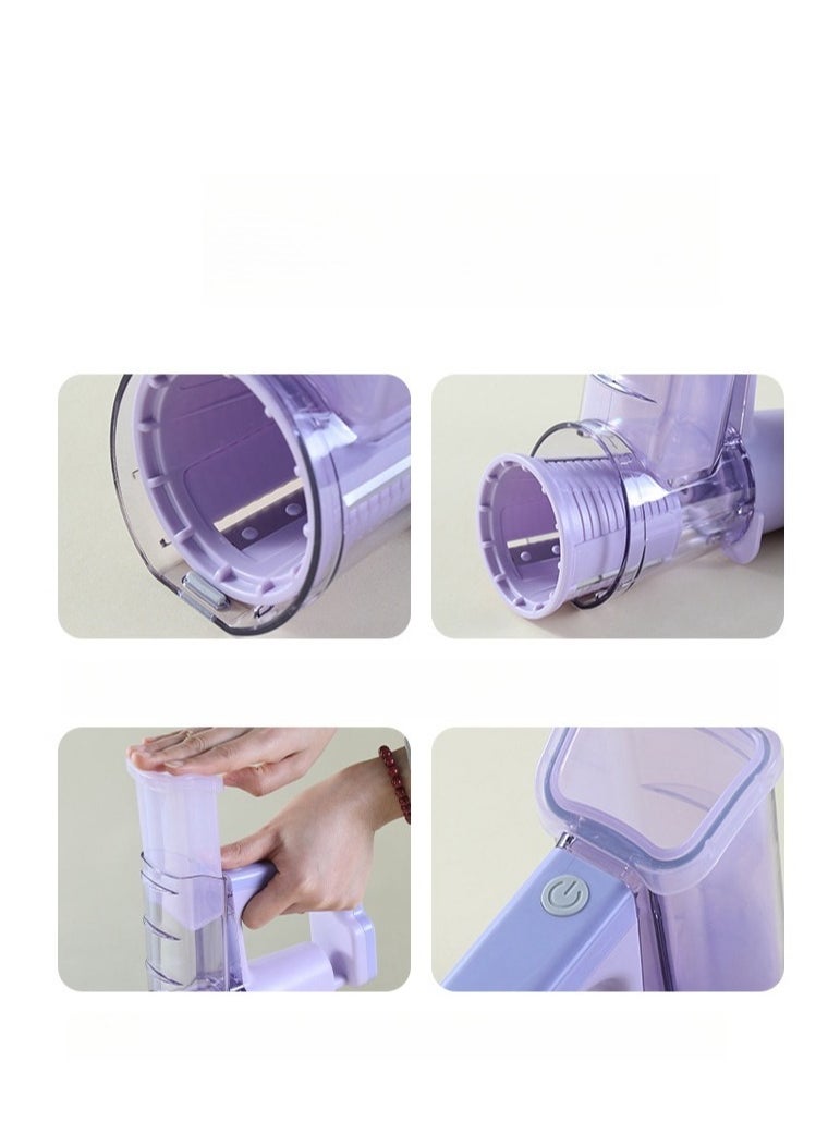 Electric Handheld Food Processor Household Multifunctional Drum Vegetable Cutting Tool