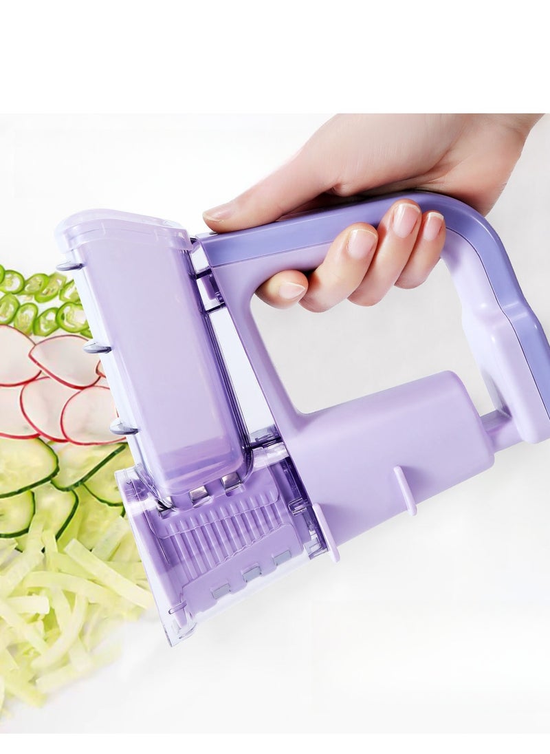 Electric Handheld Food Processor Household Multifunctional Drum Vegetable Cutting Tool