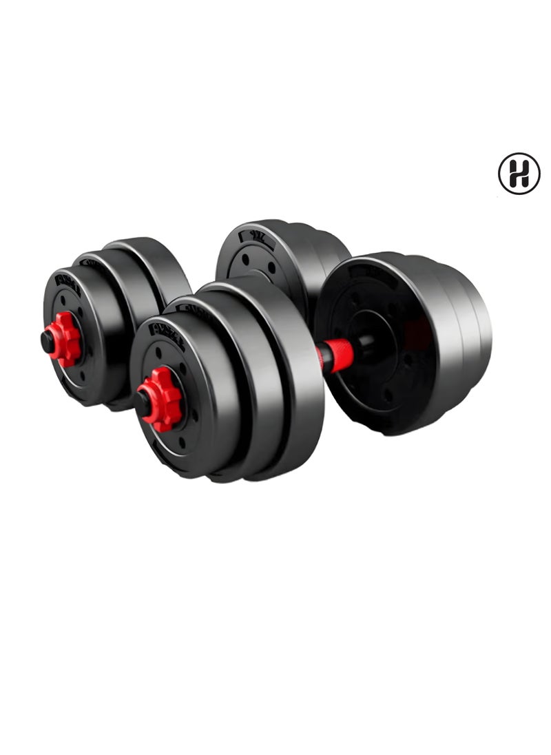 H PRO Premium 20KG Plastic Dumbbell Set |Versatile Strength Training Solution