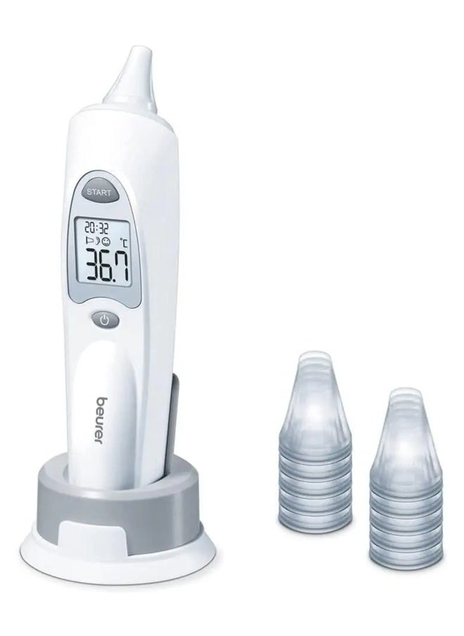 Ear Thermometer FT 58 with Interchangeable Protective Cap – Extra-Fast Measuring, Hygienic, and Safe