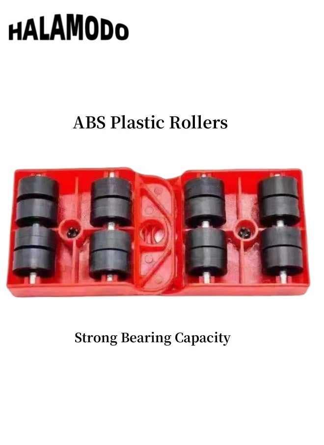 5PCS Lift Mover Tool Set Furniture Movers with Wheels Heavy Furniture Moving Sliders Heavy Appliance Rollers Homeware Lifters Larger Equipment Movers