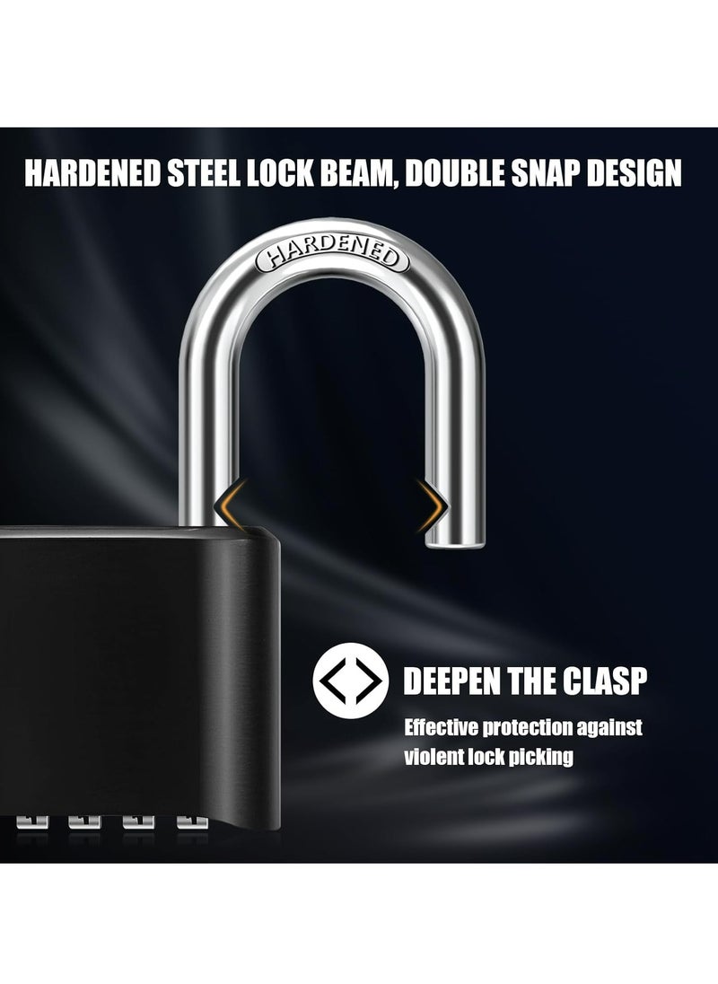 Outdoor Combination Padlock，Weatherproof Resettable Combination Padlock for High Security Sheds.