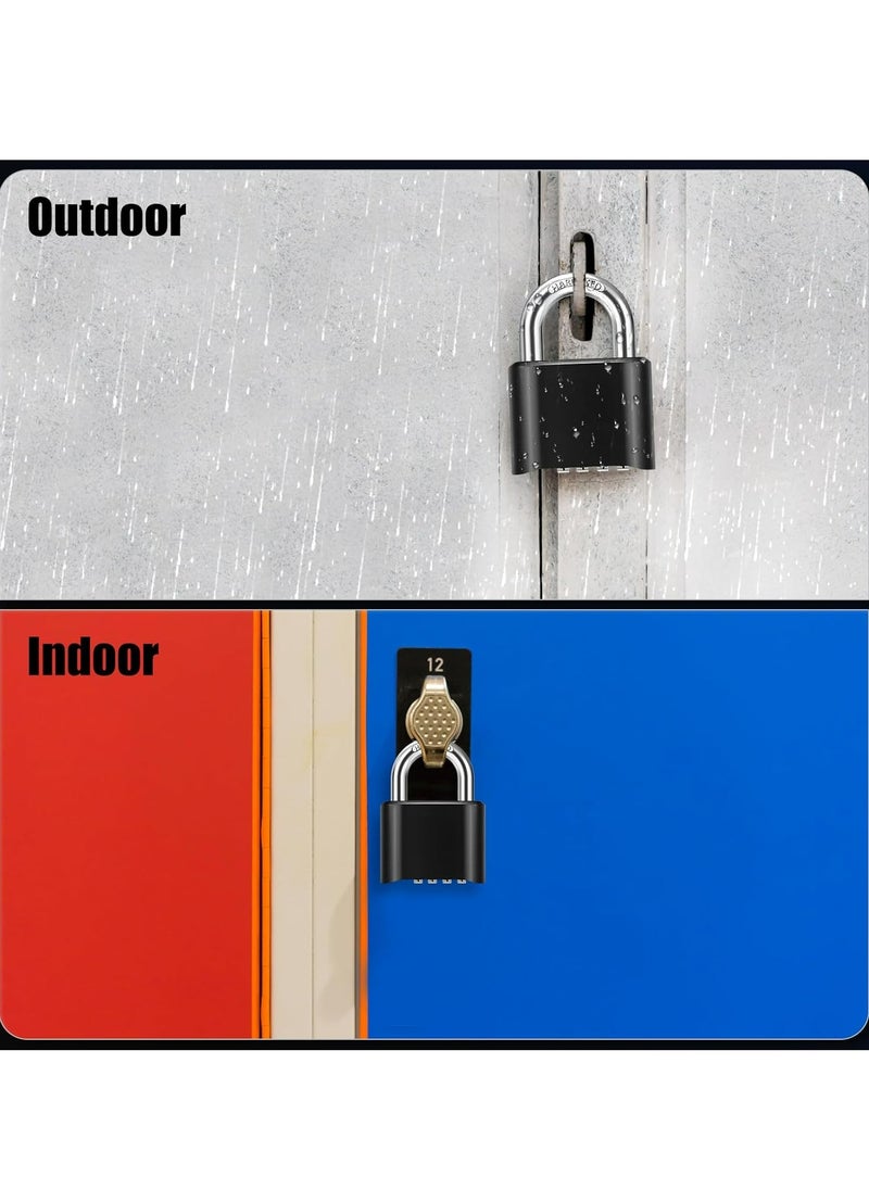 Outdoor Combination Padlock，Weatherproof Resettable Combination Padlock for High Security Sheds.