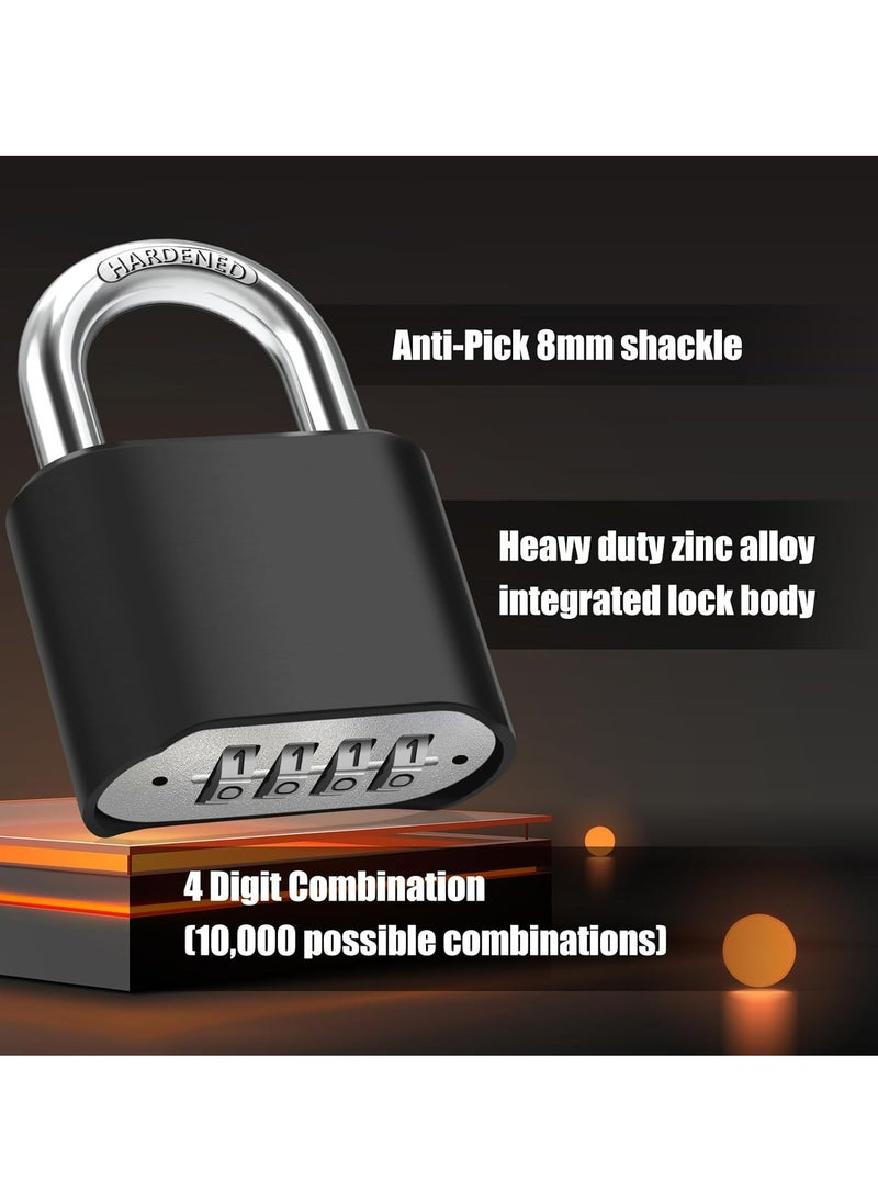 Outdoor Combination Padlock，Weatherproof Resettable Combination Padlock for High Security Sheds.