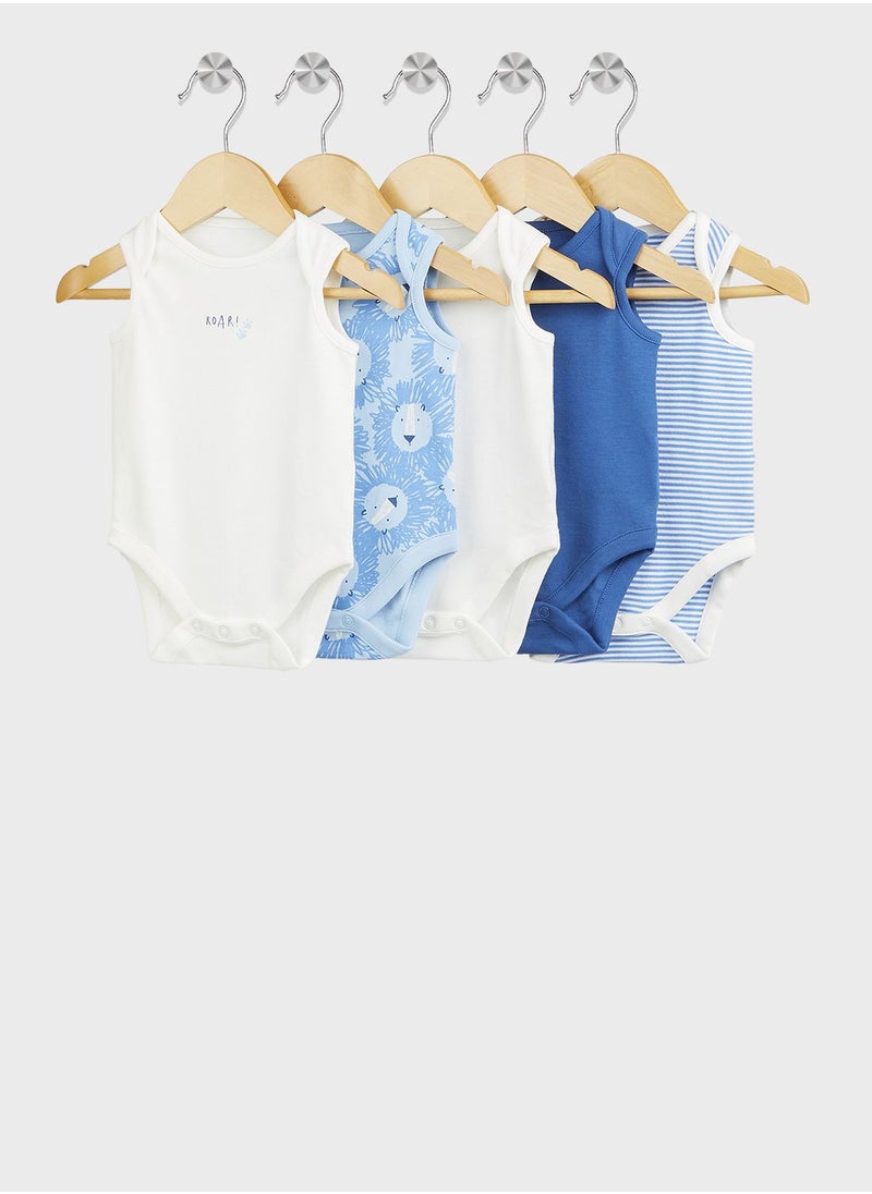 Kids 5 Pack Bodysuits