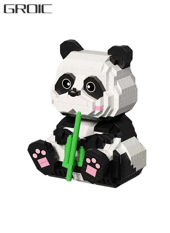 Mini Building Blocks Animals Sets,920 PCS Micro Panda Toy Bricks for Adults,Panda Blocks,Building Block Set,Developmental Toys