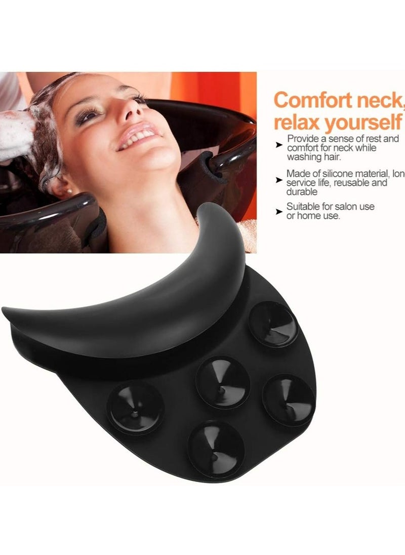 Shampoo Neck Cushion,Salon Spa Silicone Shampoo Bowl Hair Washing Sink Neck Rest Cushion