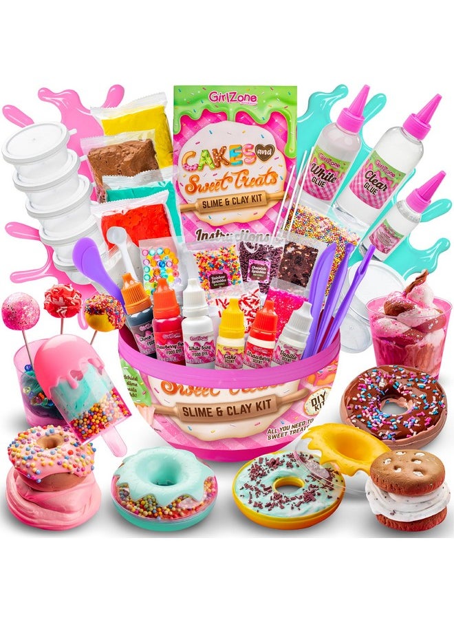 Cakes & Sweet Treats Slime Egg, Fun Clay And Slime Kit To Make Slime For Girls, Scented Slime For Kids And Slime Butter, Awesome Gift Idea And Diy Slime Set