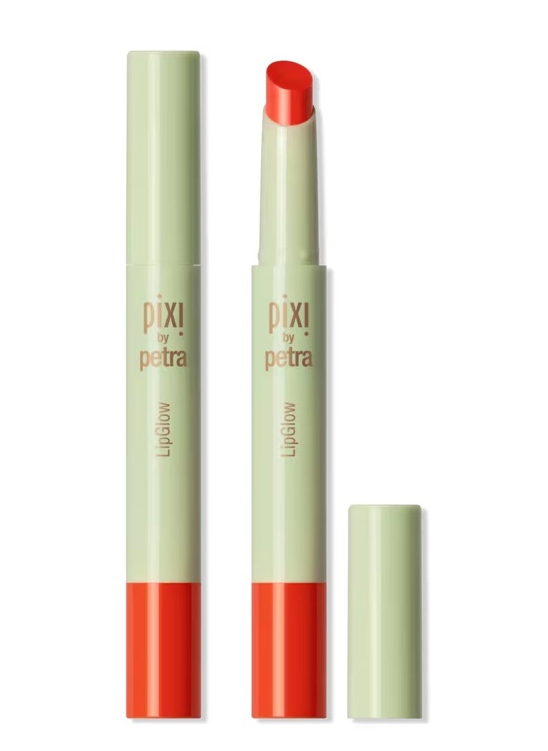 Pixi LipGlow Tinted Lip Balm Juicy Orange Color