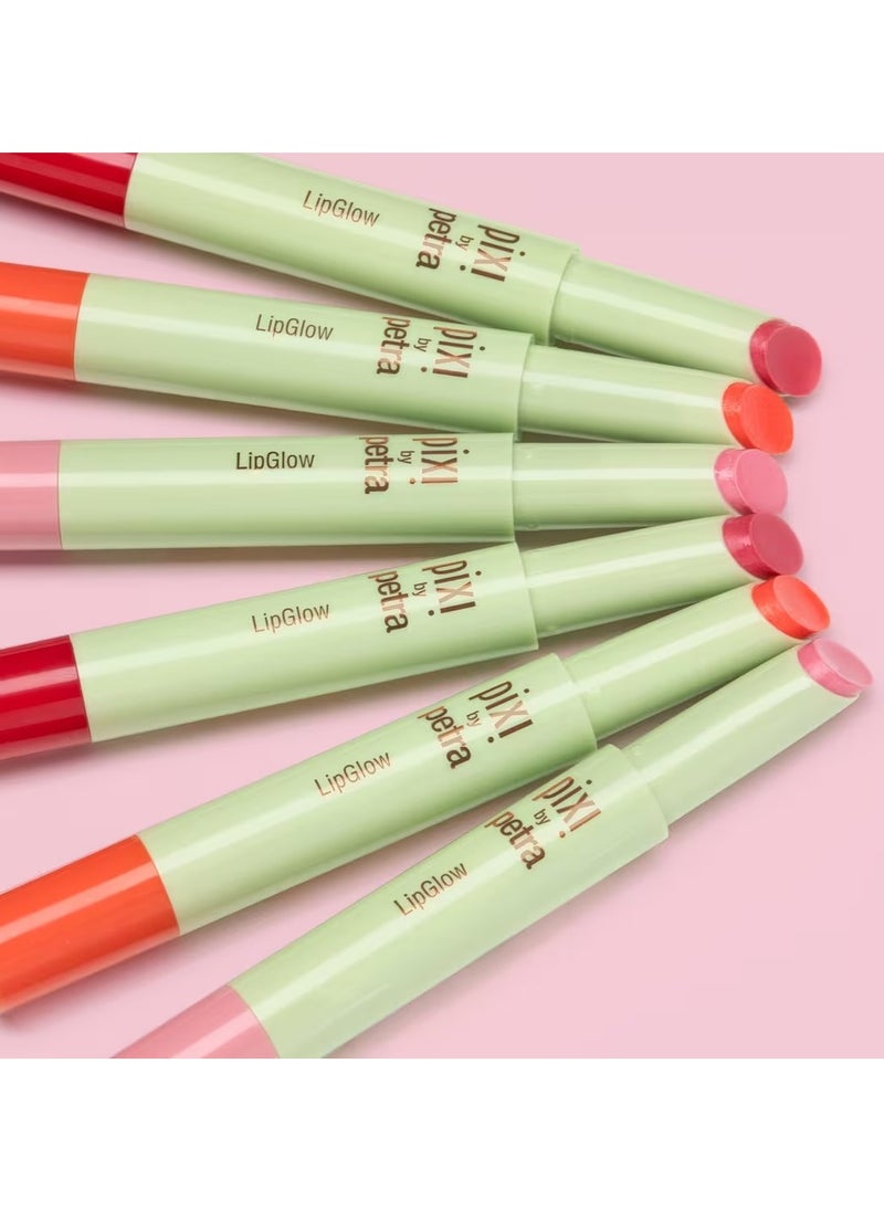 Pixi LipGlow Tinted Lip Balm Juicy Orange Color