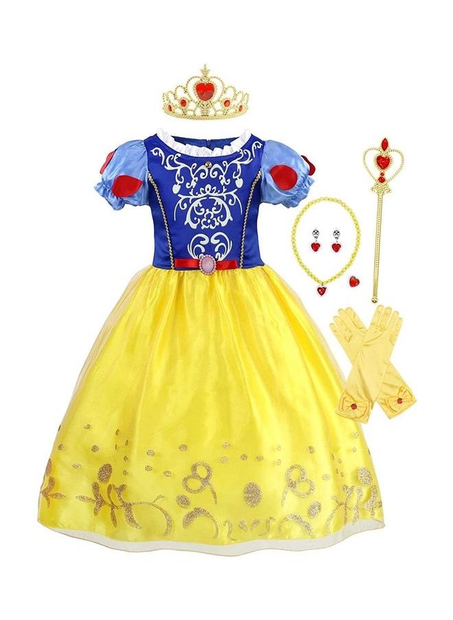 Princess Cosplay Costume with Jewellery Set 110cm