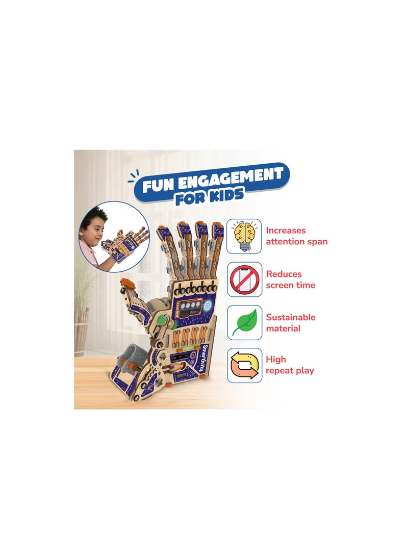 Smartivity Robotic Mechanical Hand Toy for Kids 8-10-12-14 Years Old | 2024 Parents Choice Winner I Birthday Gifts for Boys & Girls | DIY STEM Educational Science Toys for Kids 8,9,10,11,12,13,14