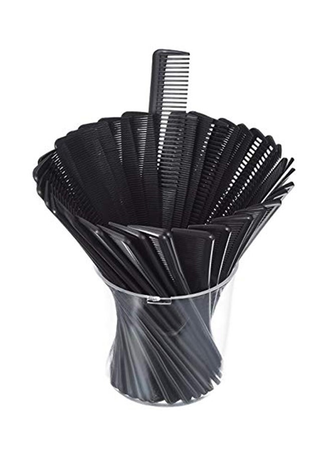 Pack Of 35 Hairdressing Styling Comb Black 17.5cm