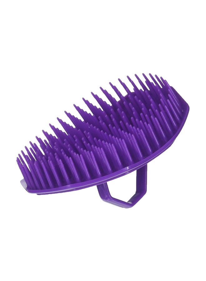 3-Piece Shampoo Brush Set Purple