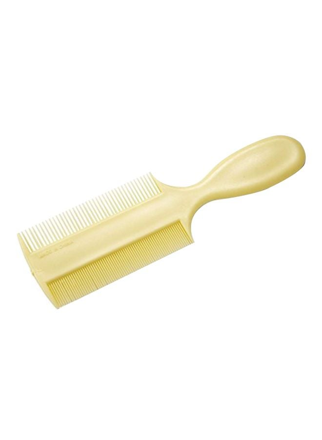 6-Piece Double Sided Baby Comb Yellow