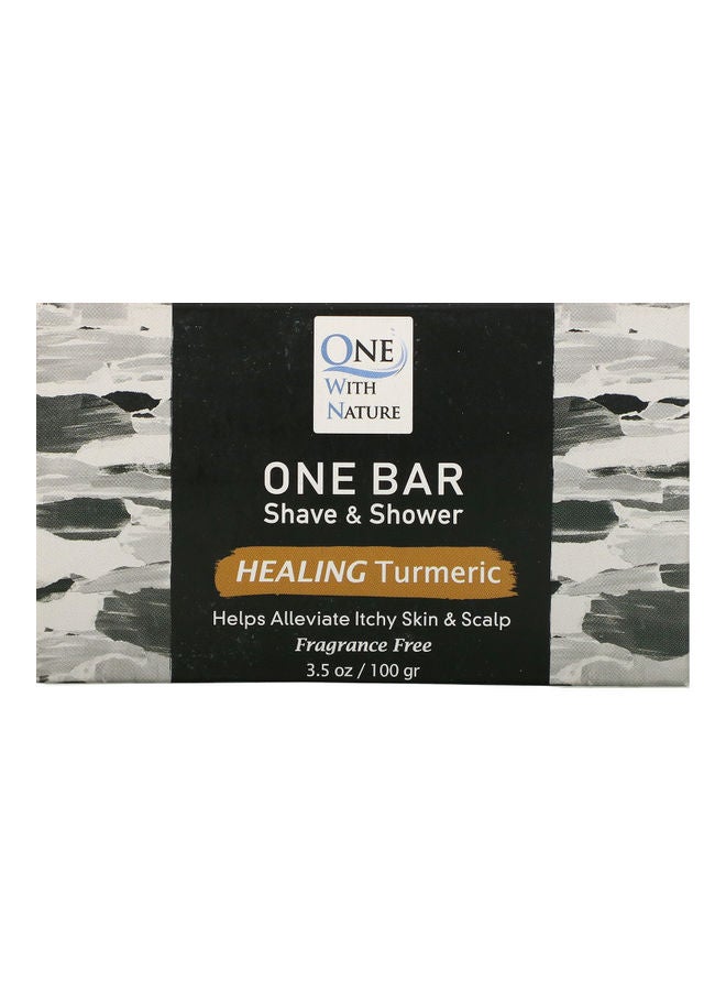 Shave And Shower Healing Turmeric Bar 100grams