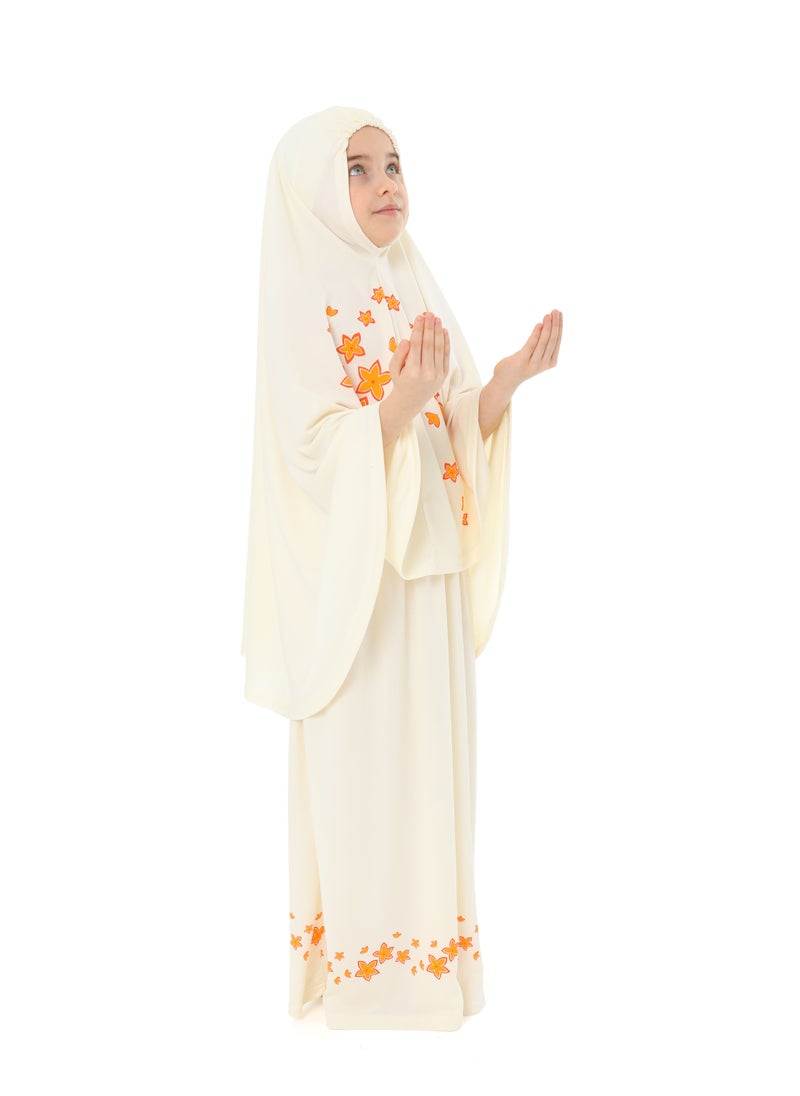 Prayer Dress For Children Yellow Color