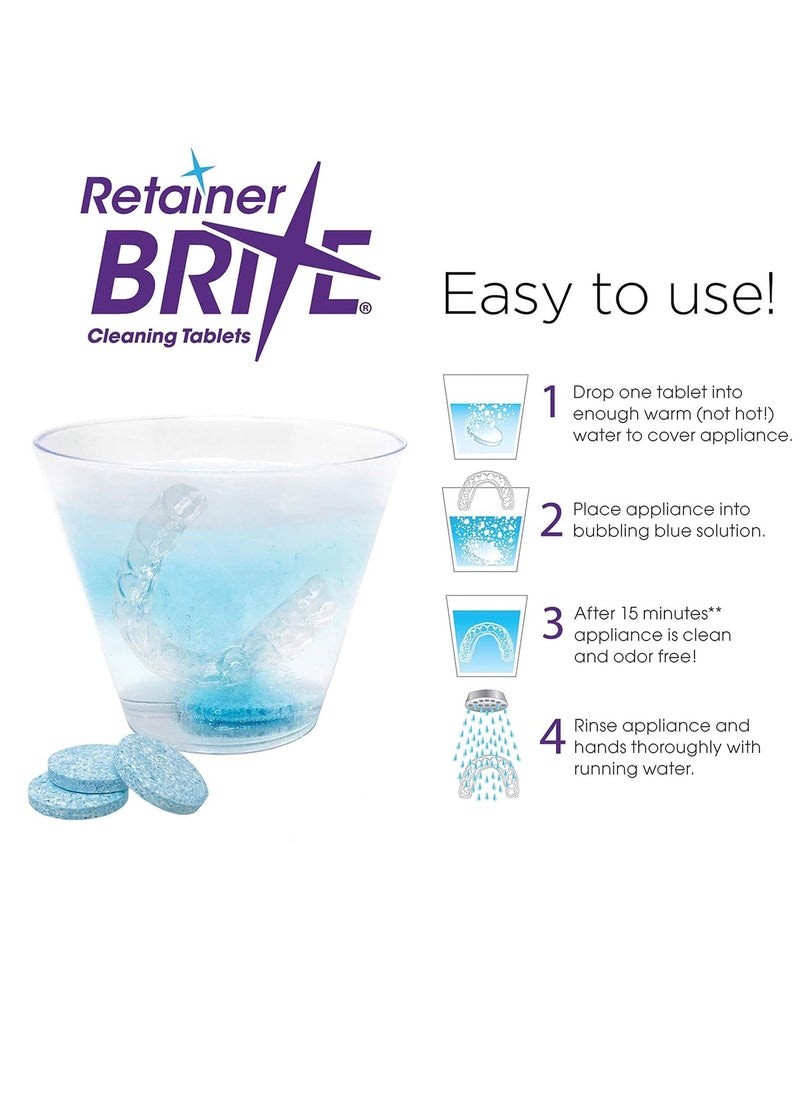 Retainer Brite Retainer brite -6 months supply- 2 boxes pack -192 tablets, 192 Count