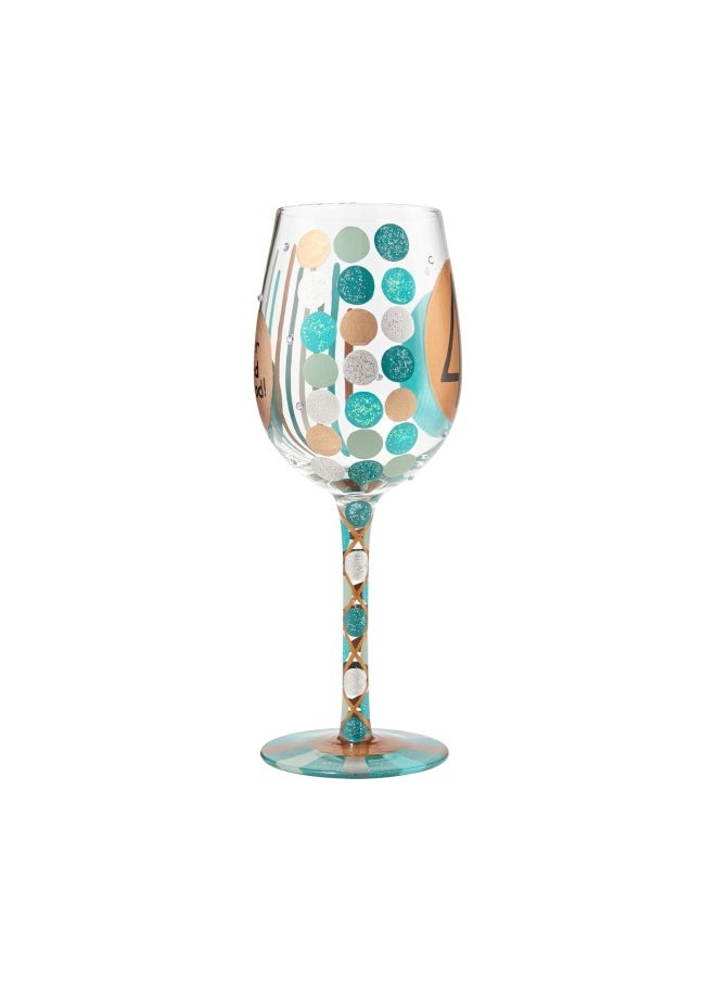 Lolita 6000737 40Th Birthday Wine Glass Multi-Colour