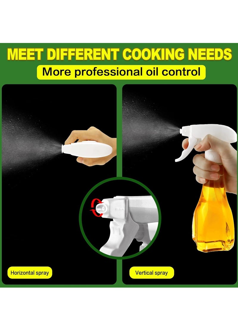 Oil Sprayer for Cooking, 240ml Food Grade Olive Oil Sprayer, Effective Oil Control, Seals No Oil Leaks, Oil Sprayer For Kitchen Baking, Air Fryer, Grilling, Making Salad