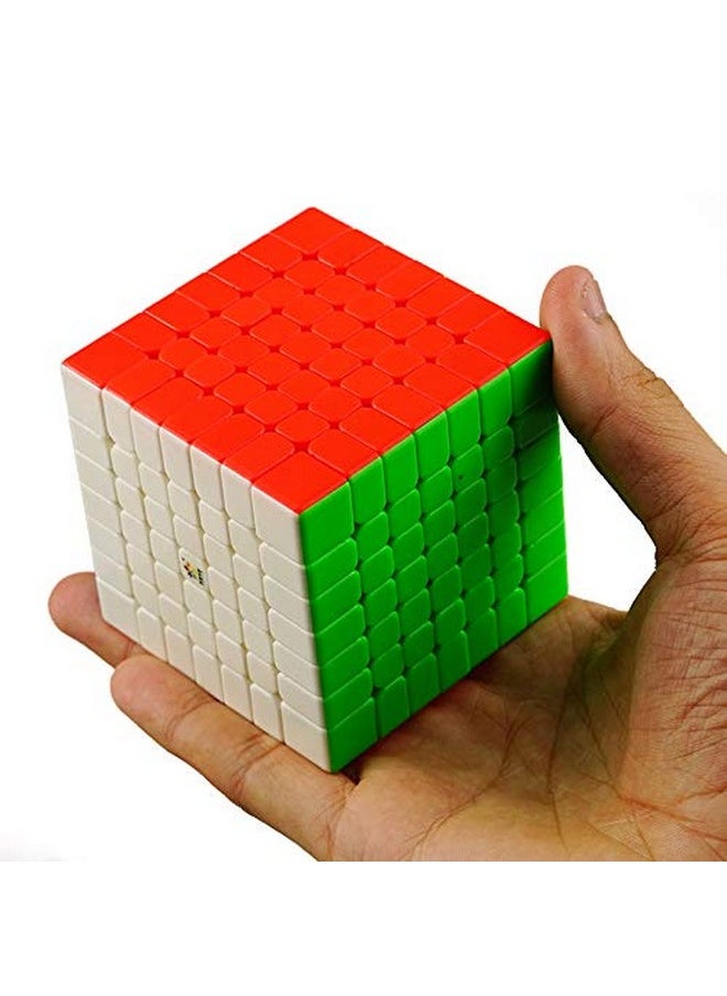 Yuxin Little Magic 7X7 Stickerless Speed Cube 7X7X7 Stickerless Magic Cube Puzzle