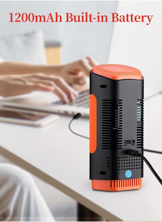 Air Quality Monitor Upgraded Portable Air Detector Meter Air Pollution Level Tester HCHO TVOC PM2.5/1.0/10 Temperature and Humidity Detector 8-in-1AQI Tester Air Quality Test for Home Office School