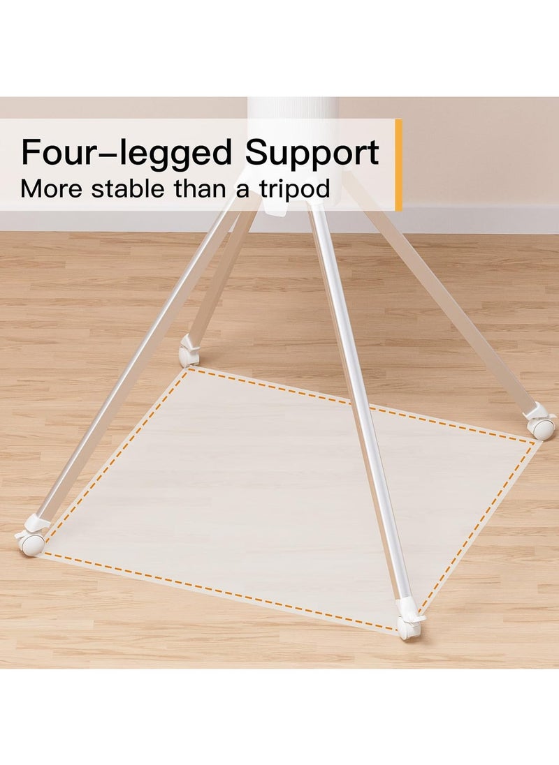 3M-Art Stylish Clothes Drying Stand - 360° Rotating Drying Stand Laundry - Heavy-Duty & Space-Saving Cloth Drying Stand - Foldable & Portable Clothes Drying Rack for Indoor & Outdoor Drying.