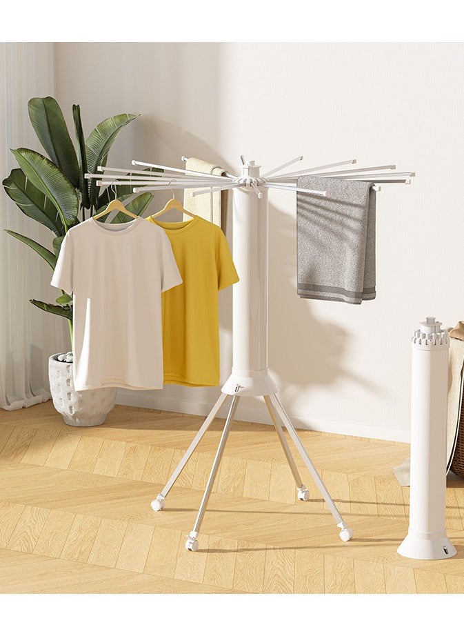 3M-Art Stylish Clothes Drying Stand - 360° Rotating Drying Stand Laundry - Heavy-Duty & Space-Saving Cloth Drying Stand - Foldable & Portable Clothes Drying Rack for Indoor & Outdoor Drying.