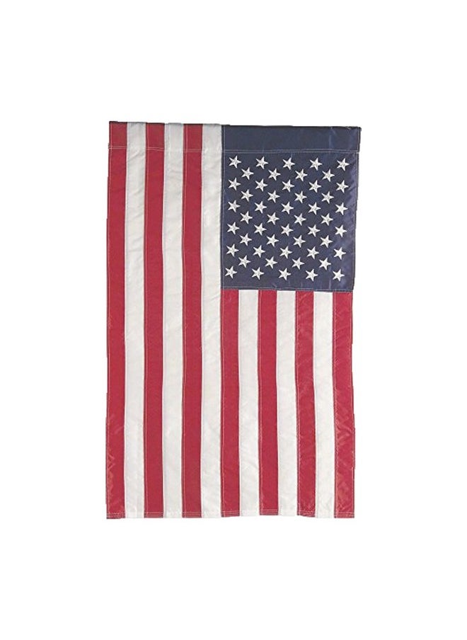 Evergreen American Flag 44-Inch X 28-Inch House Size | Heavy Duty Outdoor Premium 310D | Embroidered Stars And Stripes And Quadruple Stitched Edge | Usa Residential Or Commercial