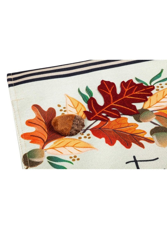 Count Your Blessings Garden Burlap Flag | Fall Foliage Garden Flag 12X18 Double Sided | Autumn Garden Flags For Outside | Fall Indoor Outdoor Decor For Homes Porch Yards Gardens