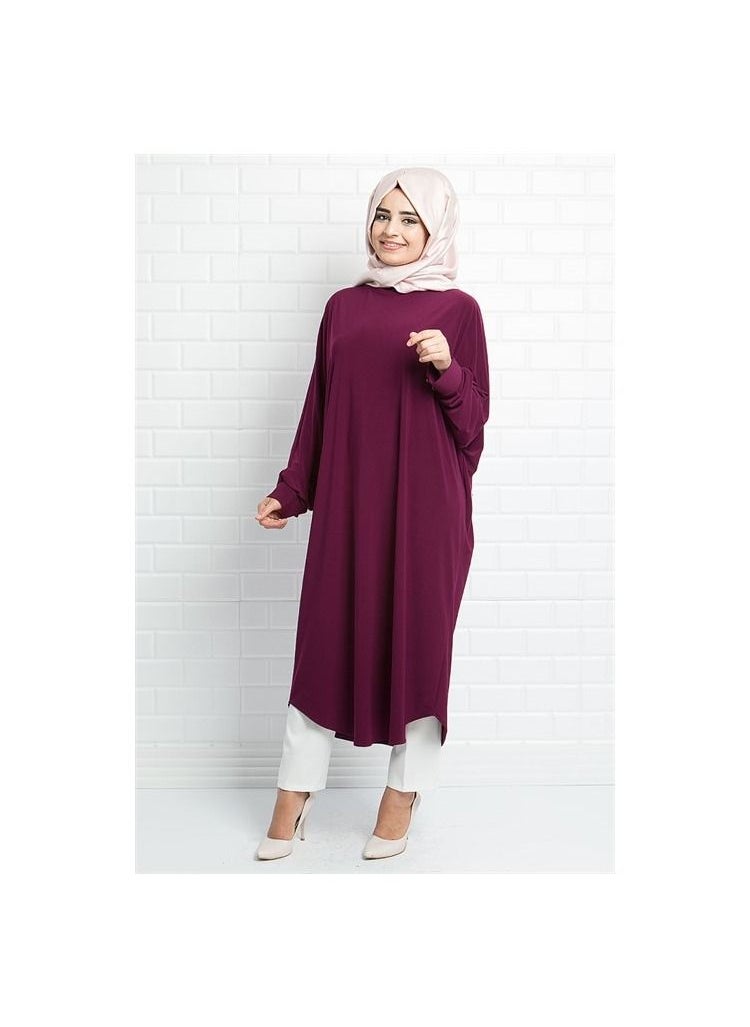 Long Sleeves Abaya With Hijab Red