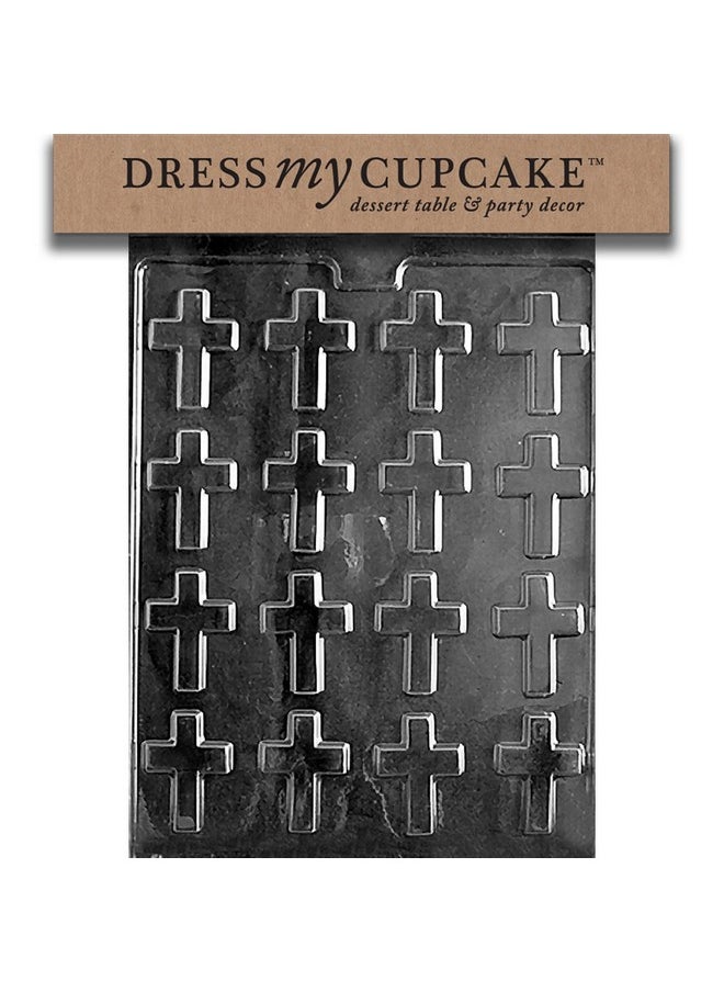 Chocolate Candy Mold, Bite Size Crosses