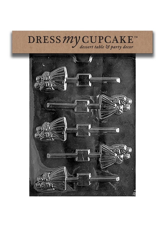 Chocolate Candy Mold, Bride And Groom Lollipop, Wedding