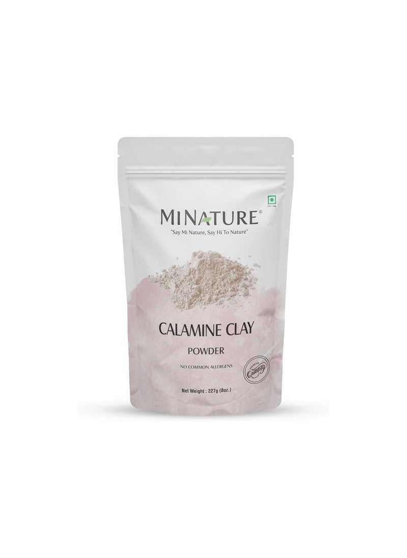 Calamine Clay by mi nature | For Younger looking skin, Detoxifying Skin | 227g(8 oz) (0.5 lb)