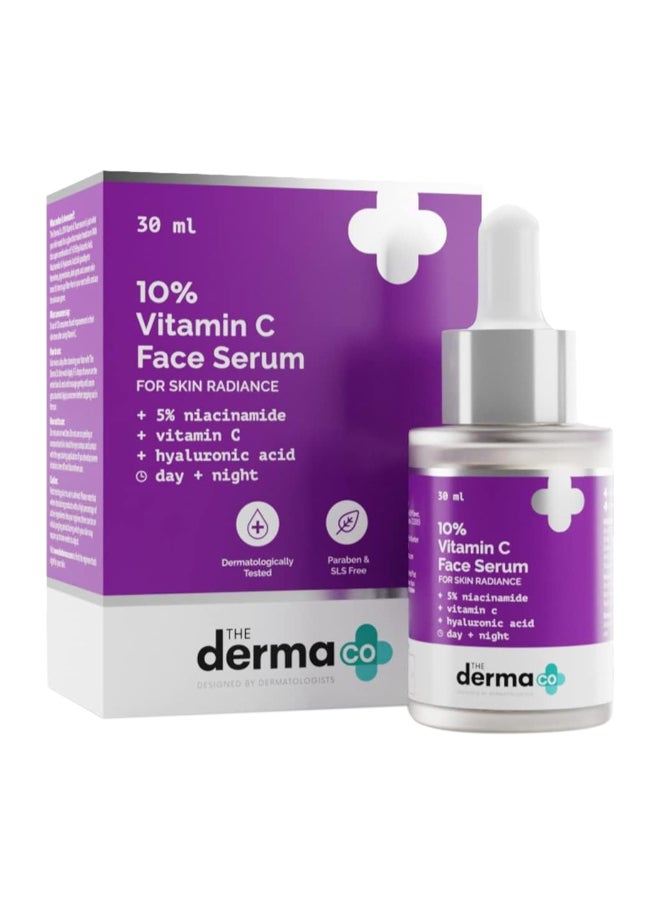 The Derma Co.10% Vitamin C Face Serum for Skin Radiance 30 ml