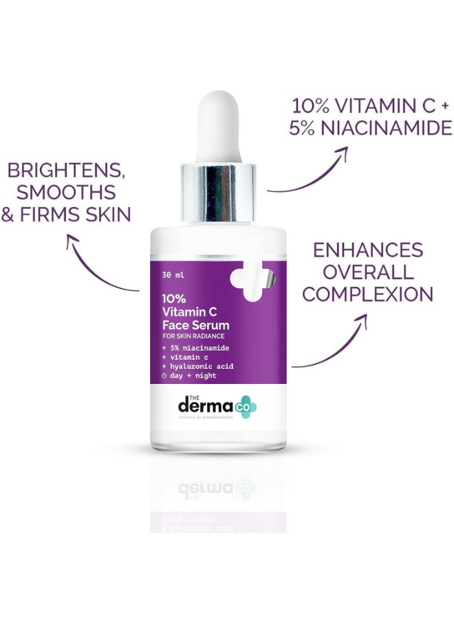 The Derma Co.10% Vitamin C Face Serum for Skin Radiance 30 ml