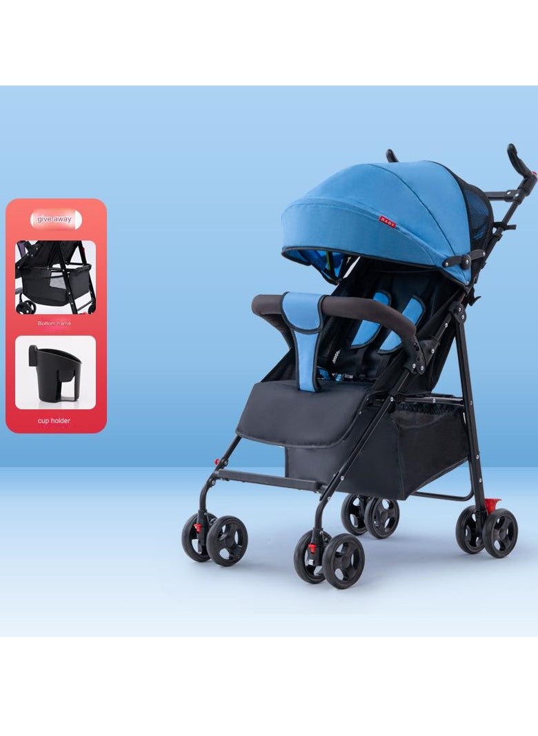 Baby Stroller Can Sit Or Lie Down, Ultra-light And Portable, Simple Shock-Absorbing Baby Umbrella Stroller