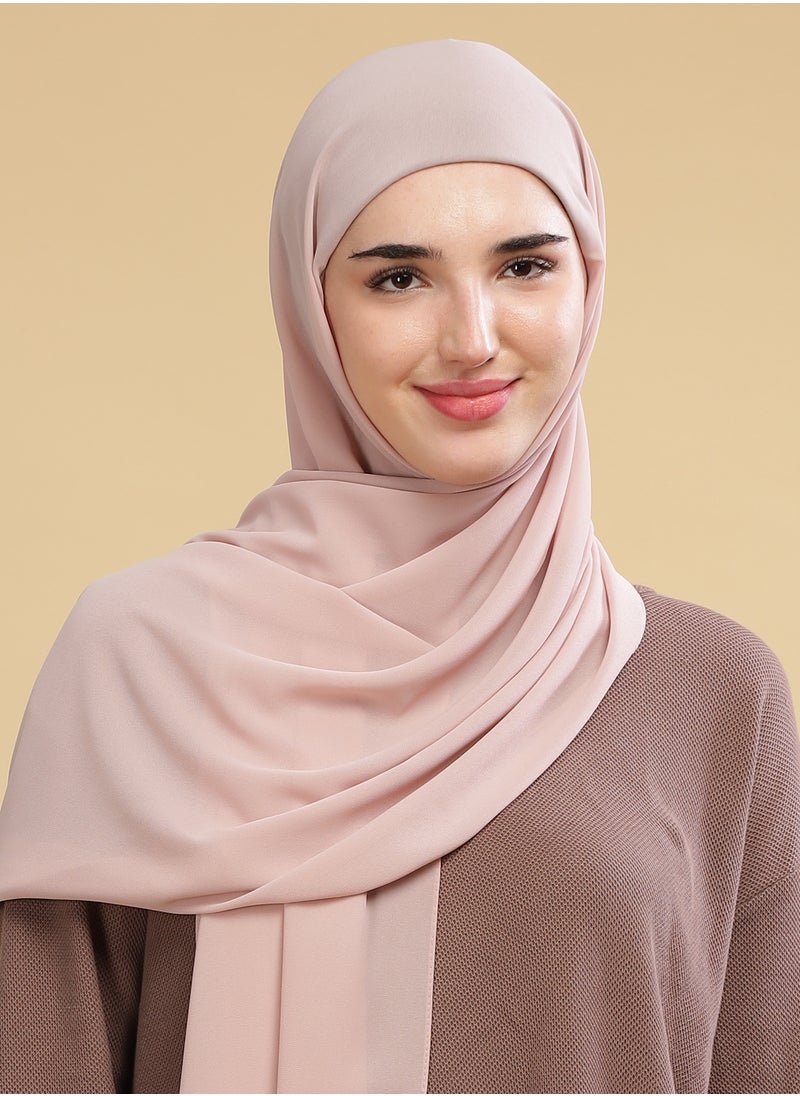 Moja Premium Georgette Hijab - Pink Mist