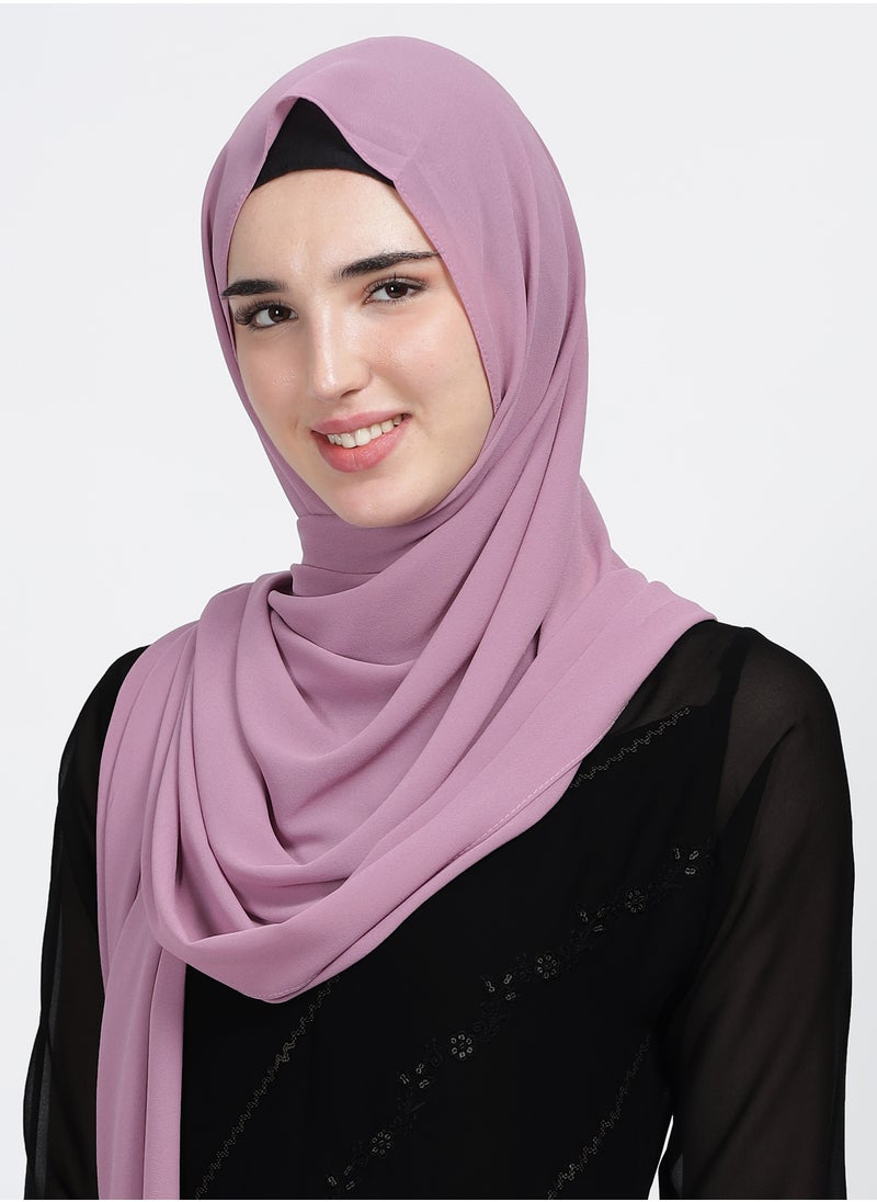 Moja Premium Malaysian Chiffon - Nude Lavender