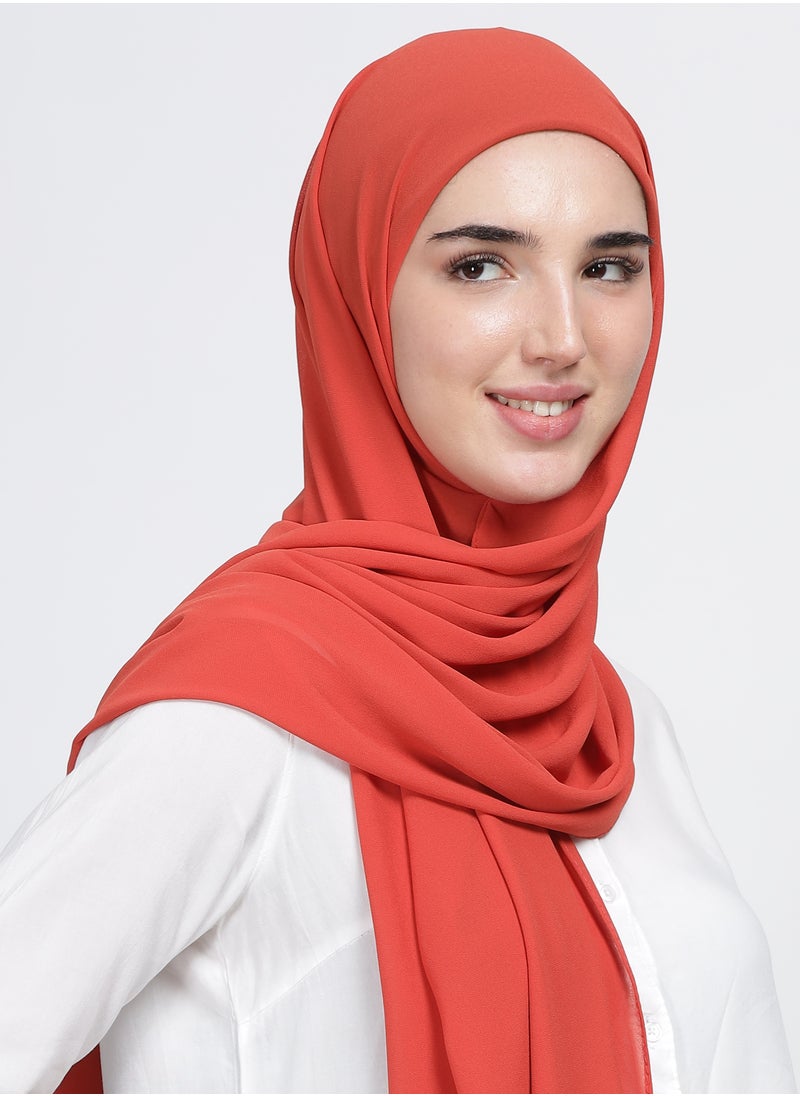 Moja Premium Georgette Hijab - Peach