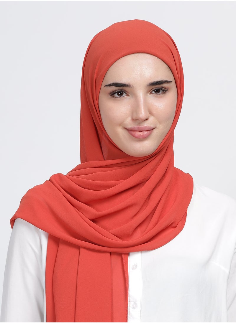 Moja Premium Georgette Hijab - Peach