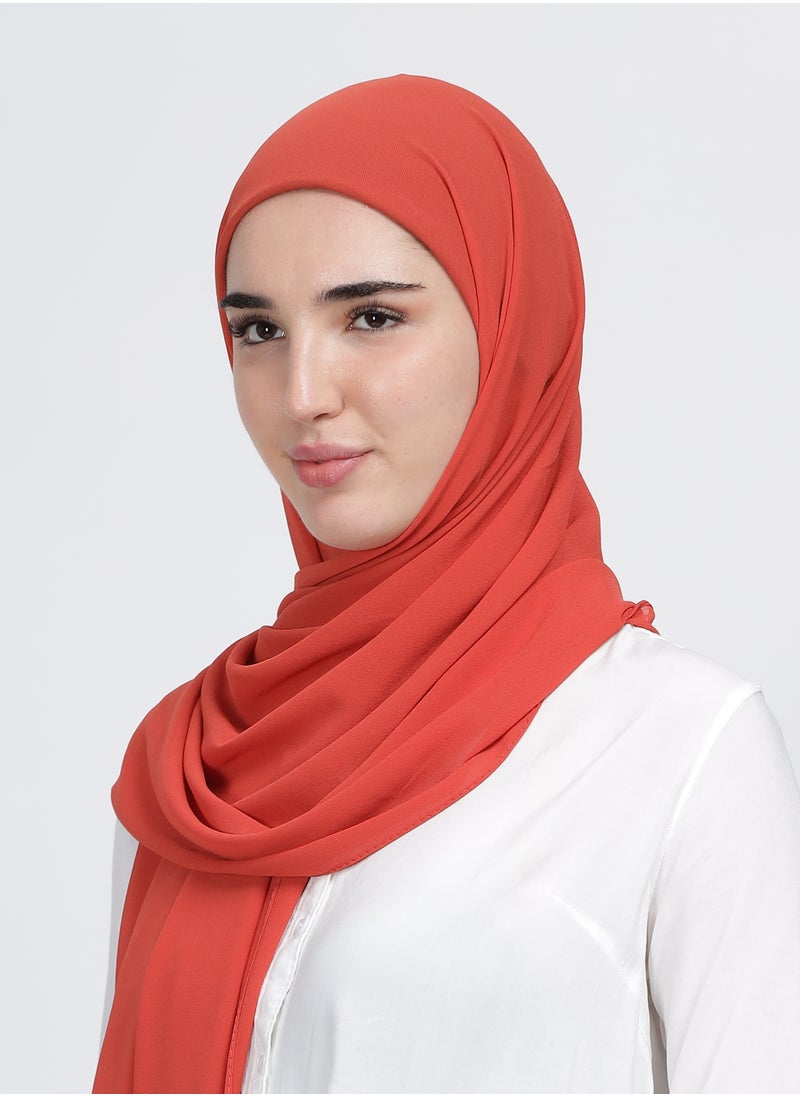 Moja Premium Georgette Hijab - Peach