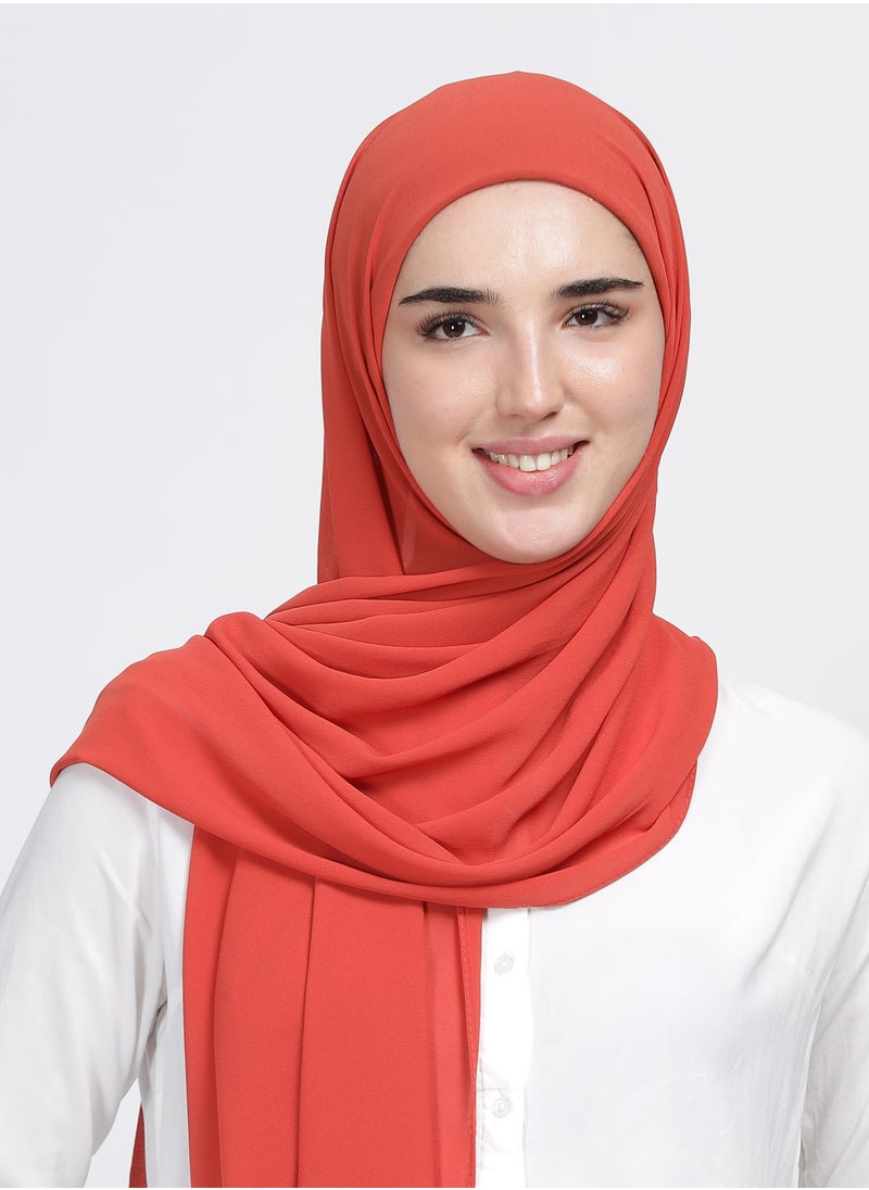 Moja Premium Georgette Hijab - Peach