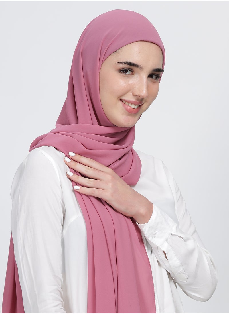 Moja Premium Georgette Hijab - Cupcake Pink