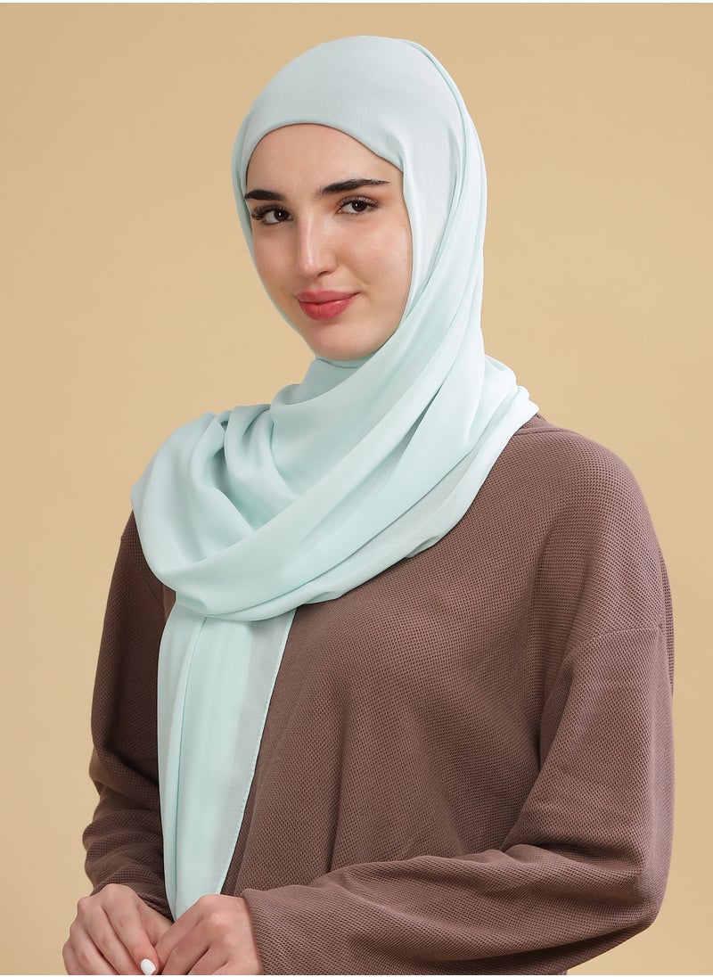 Moja Premium Georgette Hijab - Pastel Green