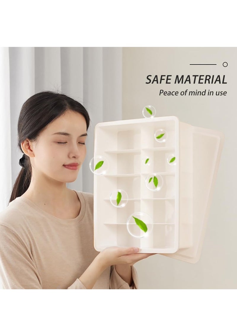 Underwear Storage Organizer Wardrobe Clothes Storage Box Plastic Drawer Organiser for Underwear Socks Bras Panties Scarf