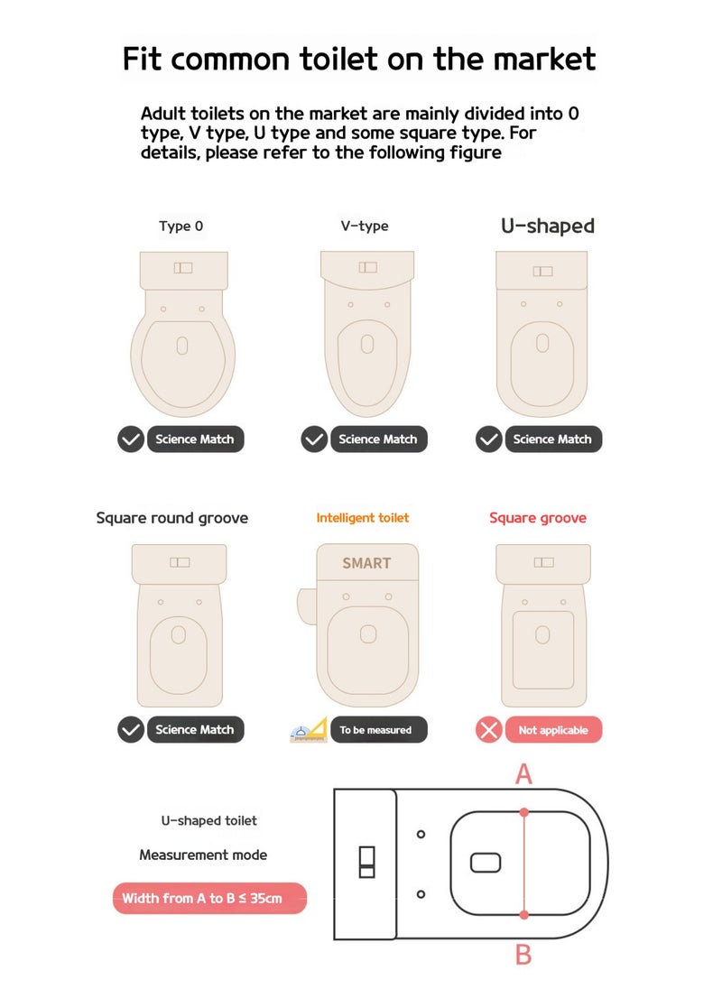 Foldable Toilet Training Seat With Adjustable Step Stool Ladder