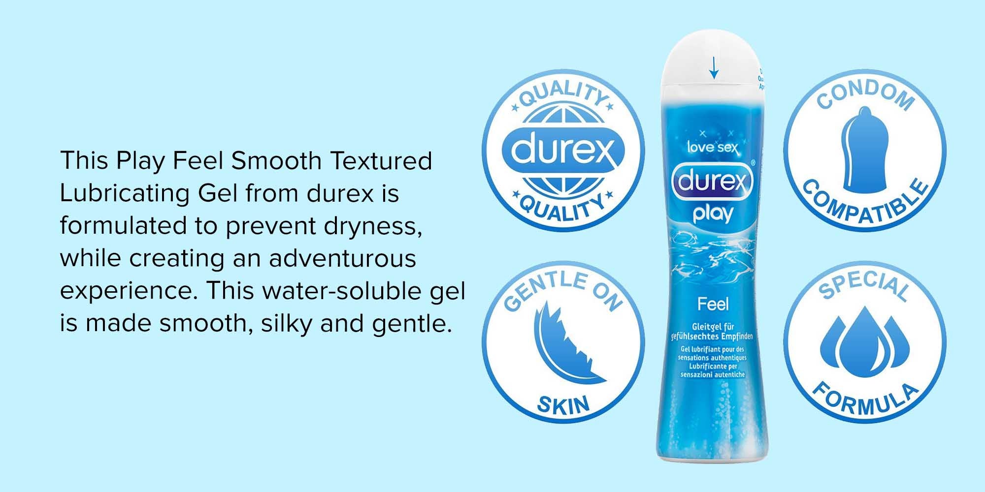 Play Feel Smooth Textured Lubricating Gel